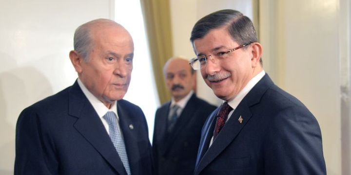 Davutoğlu-Bahçeli görüşmesi sona erdi
