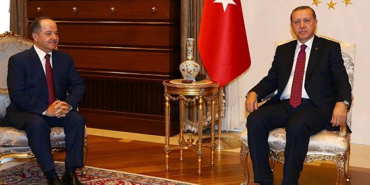 Cumhurbaşkanı Erdoğan, Barzani’yi kabul etti