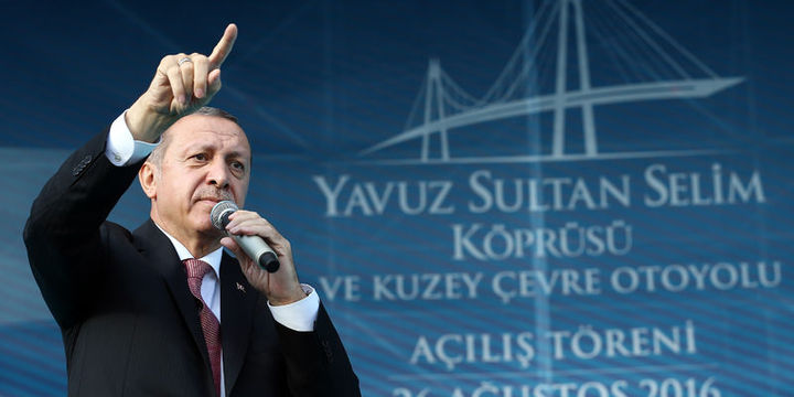 Erdoğan: Köprüden geçiş 31 Ağustos gecesine kadar ücretsiz