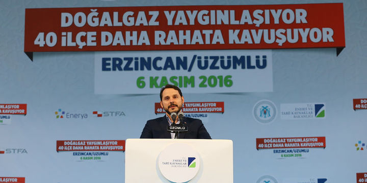 Albayrak: Doğalgazın gitmediği ilimiz kalmayacak