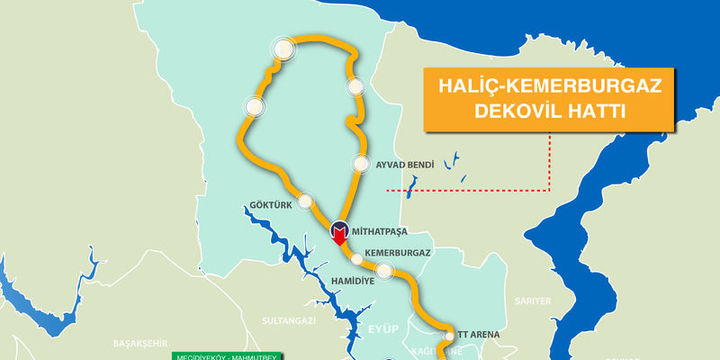 Haliç-Kemerburgaz Dekovil Hattı 13 Ocak