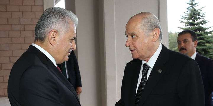 Yıldırım ile Bahçeli yarın Anayasa için bir araya gelecek