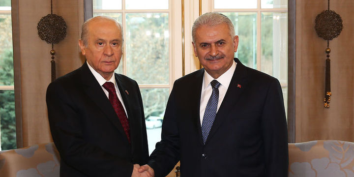 Yıldırım (Bahçeli görüşmesi sonrası): Anayasa teklifini önümüzdeki hafta sunacağız