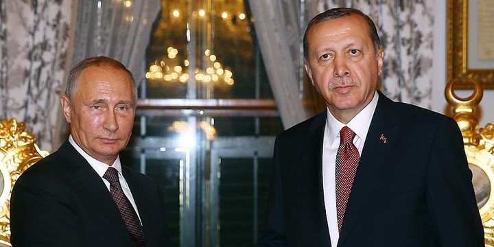 Cumhurbaşkanı Erdoğan ile Vladimir Putin görüştü