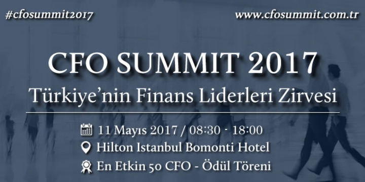 En Etkin 50 CFO ödül töreni 11 Mayıs