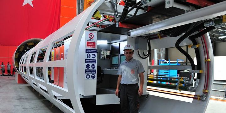 İlk yerli tünel açma makinesi tanıtıldı