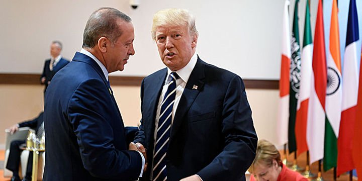 Erdoğan, Trump ile görüştü