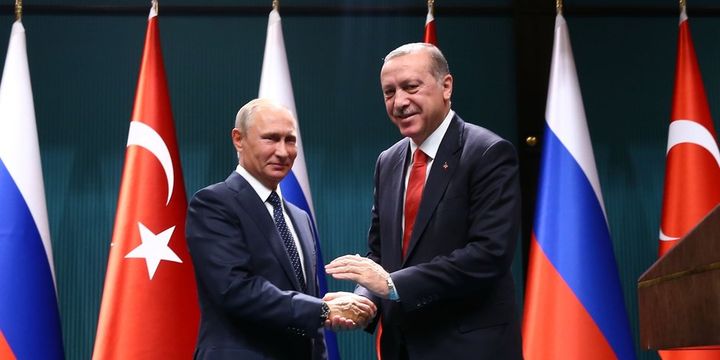 Cumhurbaşkanı Erdoğan, Rusya lideri Putin ile görüştü
