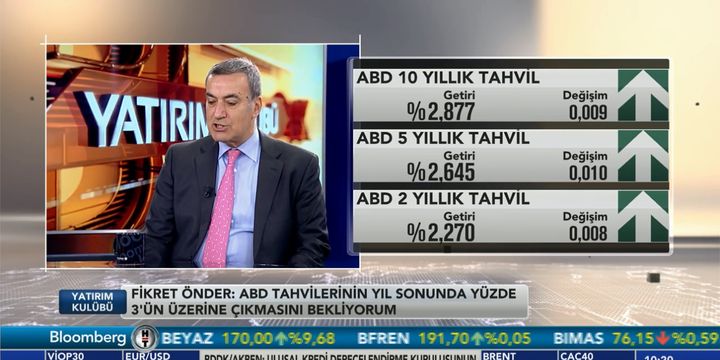 "ABD tahvillerinin yıl sonunda yüzde 3