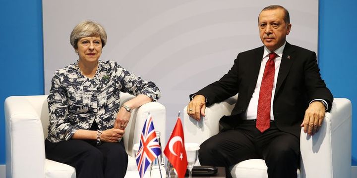 Erdoğan, İngiltere Başbakanı ile bir araya geldi